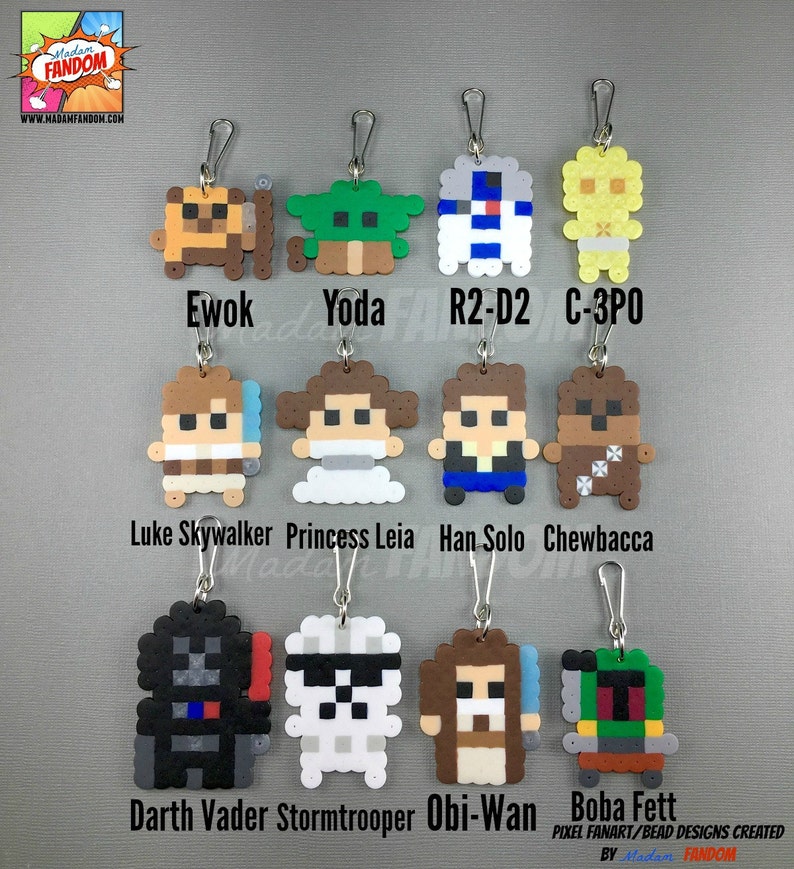 12 Star Wars Party Favors Zipper Pulls Darth Vader Etsy