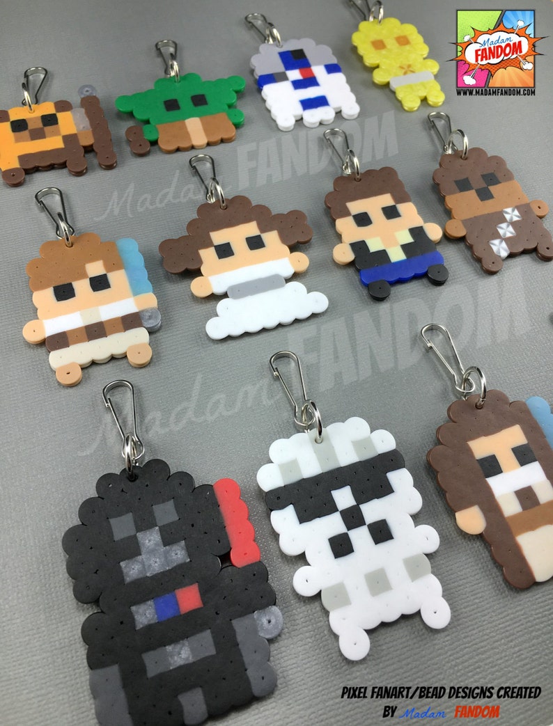 12 Star Wars Party Favors Zipper Pulls Darth Vader Etsy