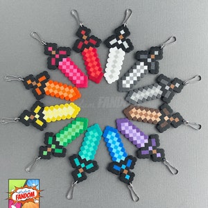 Sword Party Favors Zipper Pulls Charms - End of School Year Party - Bulk Gifts