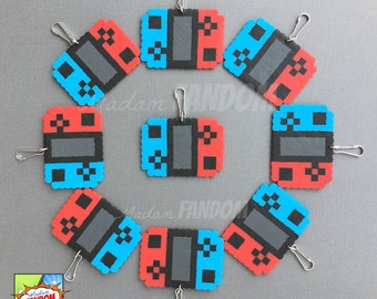 Switch Party Favors Zipper Pull Charms Keychains - Video Game Birthday Gifts for Guests - Gamer Gifts - Swag Bag Fillers