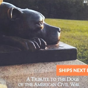 Gettysburg Civil War Dog Print Set with Tribute-&quot;Sallie&quot; Statue-K9 Hero of 11th PA Volunteers