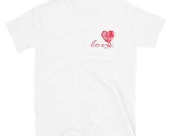 Love , Amharic Geez Script Short-Sleeve Unisex T-Shirt