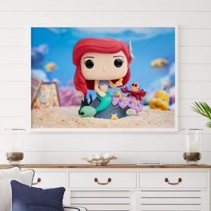 Mermaid Life toy photography - Digital file - Cartoon moments- Instant download - Toy photos - Fairytales - Princesses