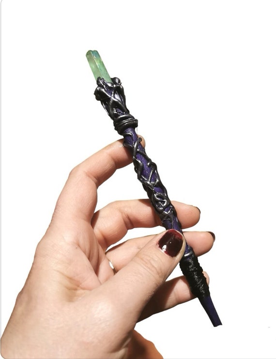 アメガ　ワンド　amega wand ミニ クリスタル ワンド、外出中の魔女のための小さな魔法のワンド