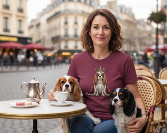 Koszulka Royal Blenheim Cavalier King Charles – piękny i miękki prezent dla miłośnika zwierząt
