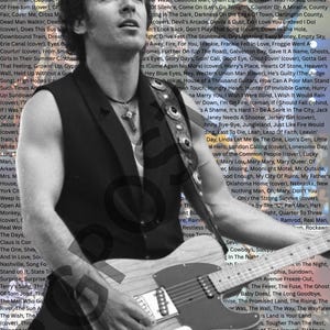 Bruce Springsteen Poster