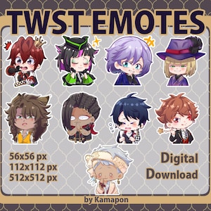Twisted Wonderland EMOTES | Twitch | Discord | YouTube | Streaming |