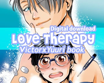 Victuuri Zine - Yuri on Ice Fanbook: Kärleksterapi (digital nedladdning)