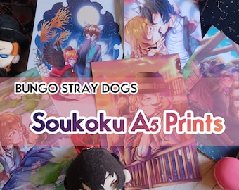 Impresiones - A5 - Perros callejeros Bungou - Soukoku - Impresiones BSD Chuuya & Dazai