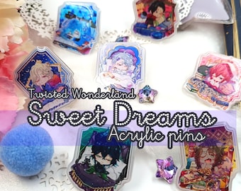 Twisted Wonderland- Sweet Dreams Chibis - Anstecker aus Acryl