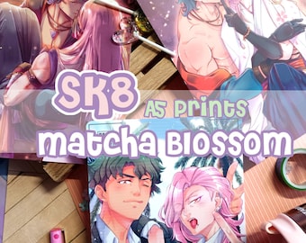 Sk8 The Infinity Drucke: MatchaBlossom Art (A5)