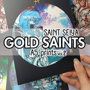 A5 Prints- Saint Seiya - Gold Saints vol.2