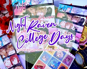 Doujinshi - Night Raven College Days - Twisted Wonderland BL Anthology Comic - BL Multiship Zine