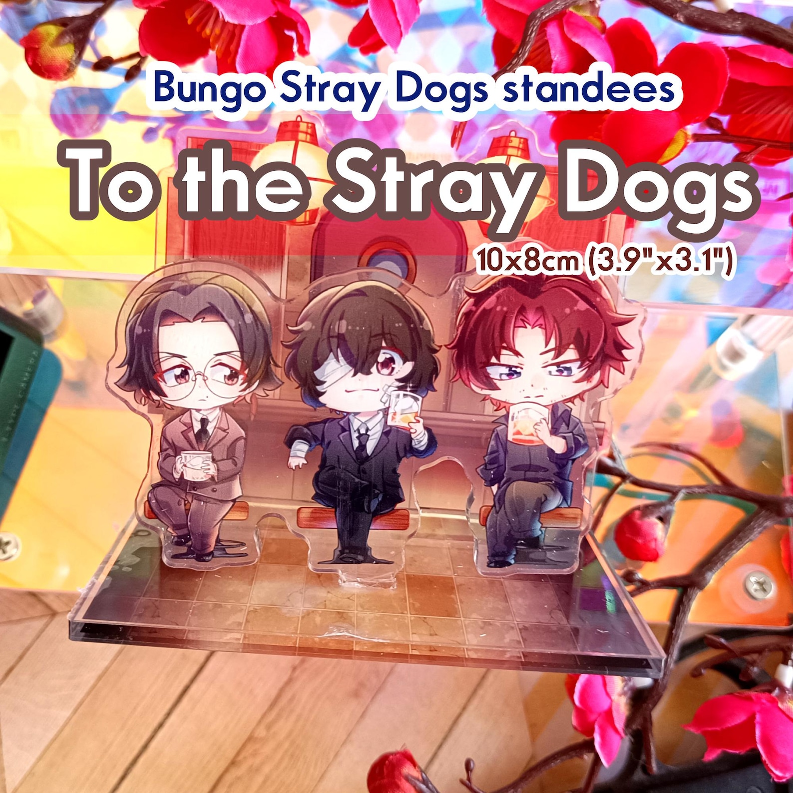 Bungo Stray Dogs Acrylic Standee – Buraiha Trio Lupin Diorama (10x8cm)
