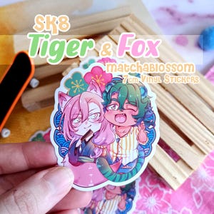 Stickers - Sk8 -Fox & Tiger  Matchablossom