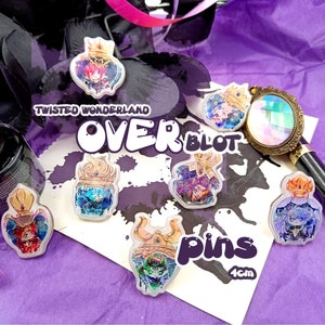 Twisted Wonderland OVERBLOT CHIBIS - Acrylic Pins