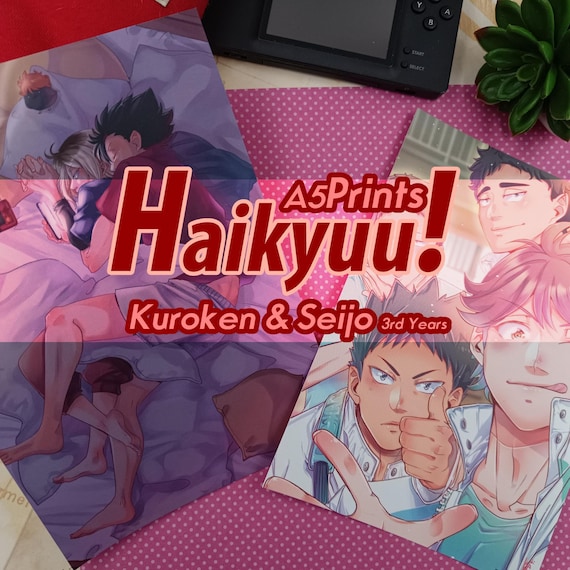 Prints - A5 - Haikyuu- Kuroken and Seijo 3rd years