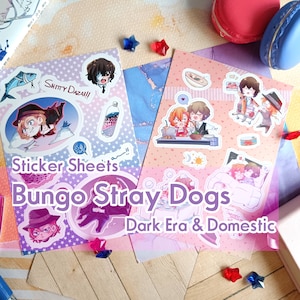 Sticker Sheets - Bungo Stray Dogs - Domestic Life/ Dark Era