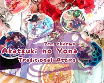 Akatsuki no Yona Acrylic Keychain – Traditional Outfit Chibi Charms