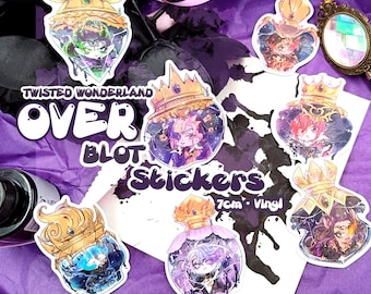 Twisted Wonderland OVERBLOT CHIBIS - Pegatinas