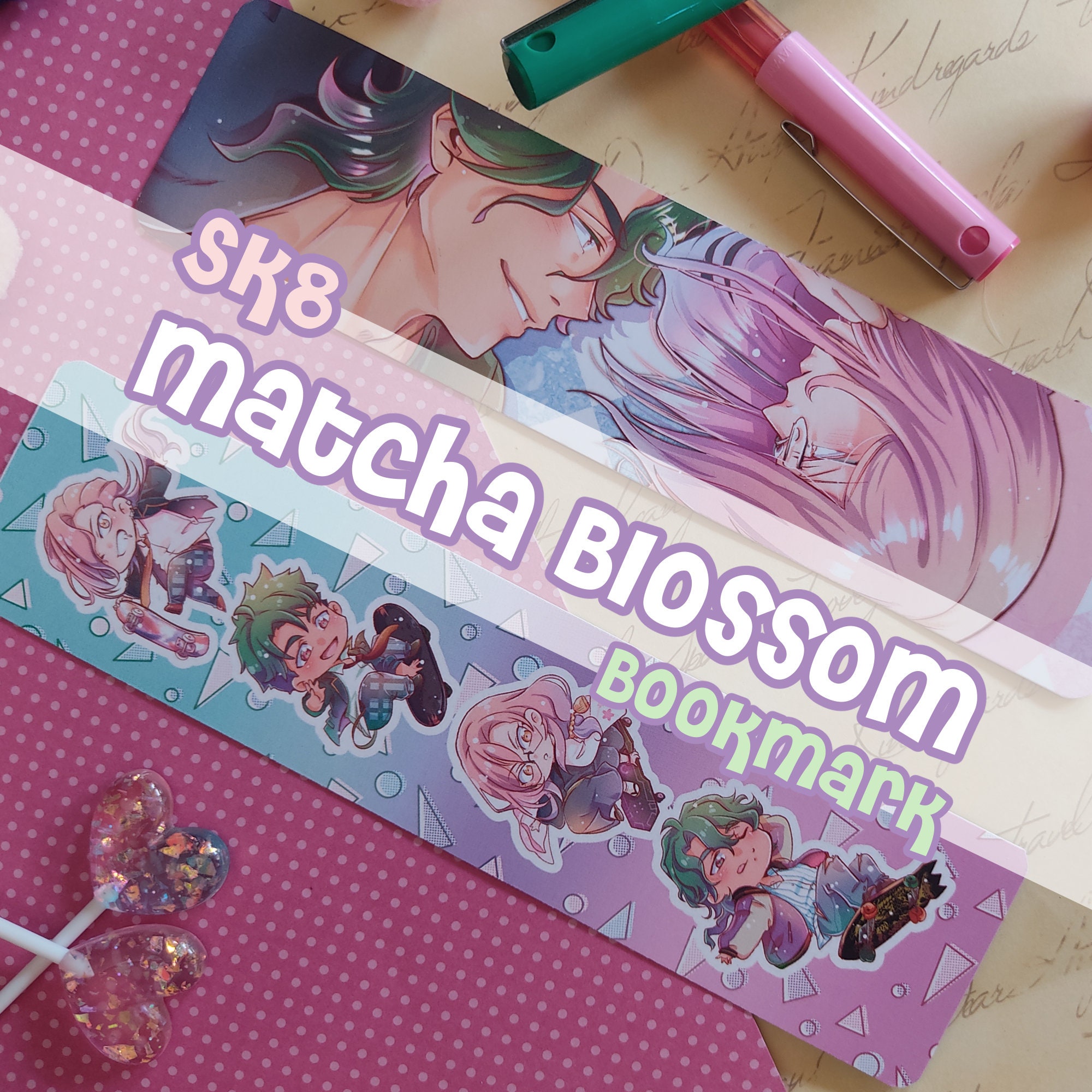 Bookmark- Sk8 - Matchablossom
