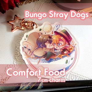 Charms -Bungo Stray Dogs - Comfort Food Soukoku 7 cm Acryl Schlüsselanhänger