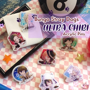 Acrylic Pins - Bungou Stray Dogs - Ultra Chibi