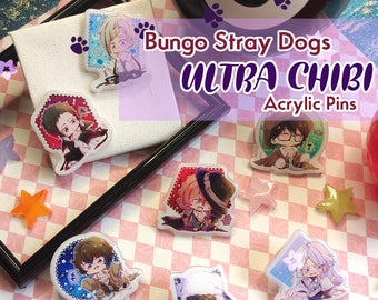 Acrylic Pins - Bungou Stray Dogs - Ultra Chibi