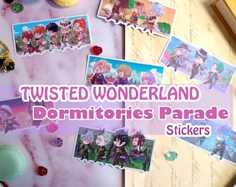 Stickers - Twisted Wonderland - Dormitories Parade