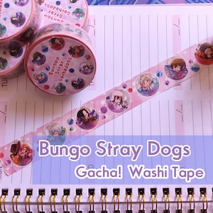 Washi Tape -Bungo Stray Dogs - Gacha! Balls