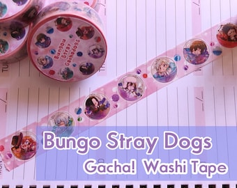 Washi Tape -Bungo Stray Dogs - Gacha! Balls