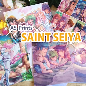 A5 Prints- Saint Seiya