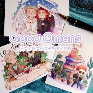 Good Omens: ansichtkaarten met parels