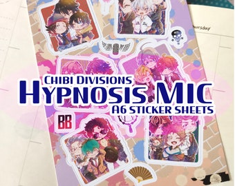 STICKER SHEET Hypnosis Mic- A6 Size