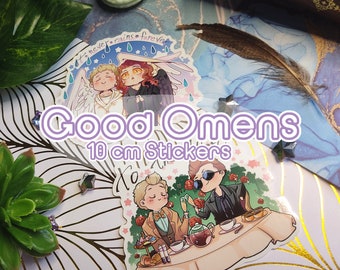 Good Omens- 10 cm Stickers