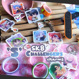 Charms - Sk8 "S"  - 5 cm charms