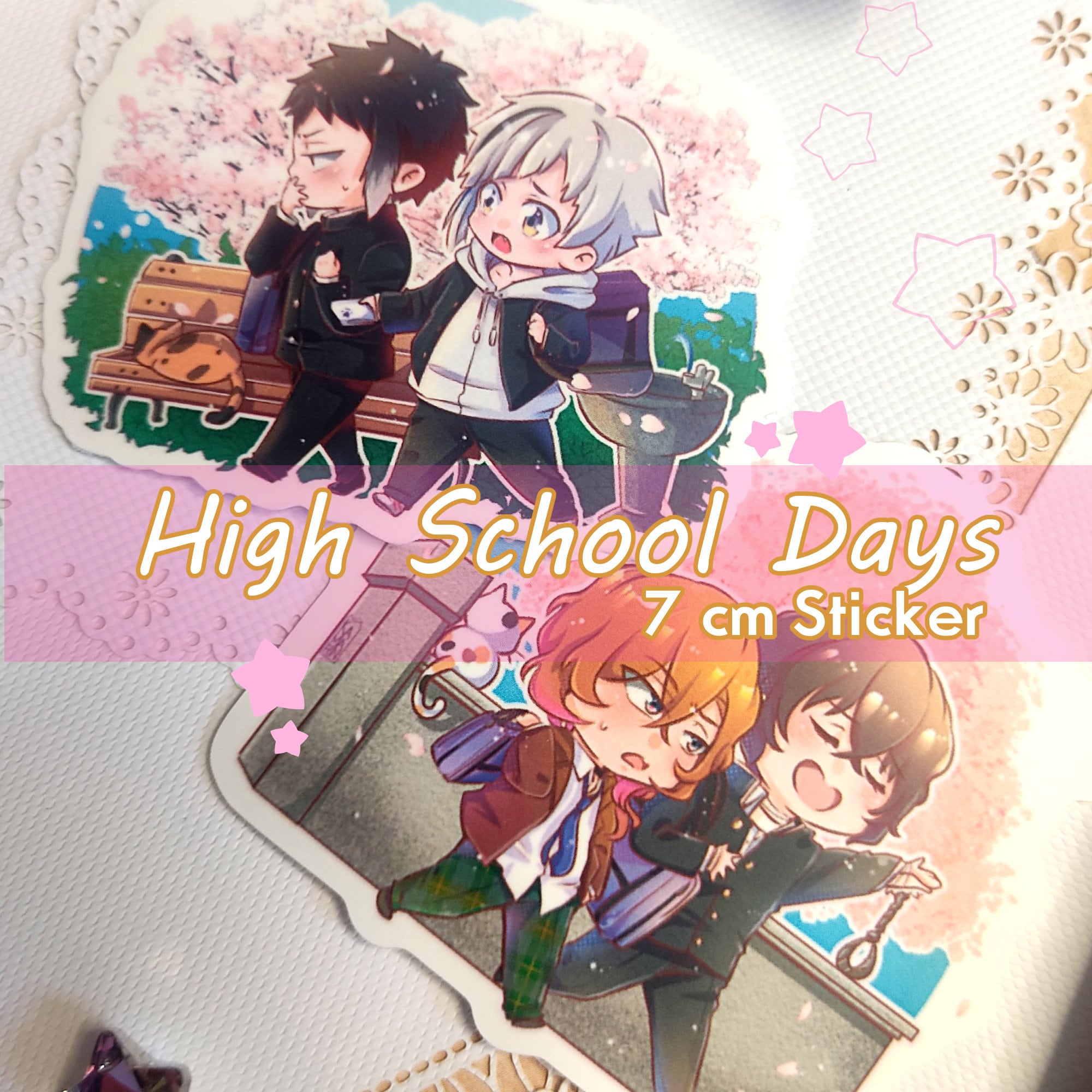Bungo Stray Dogs Stickers – BSD Soukoku & Shin Soukoku Chibi, High