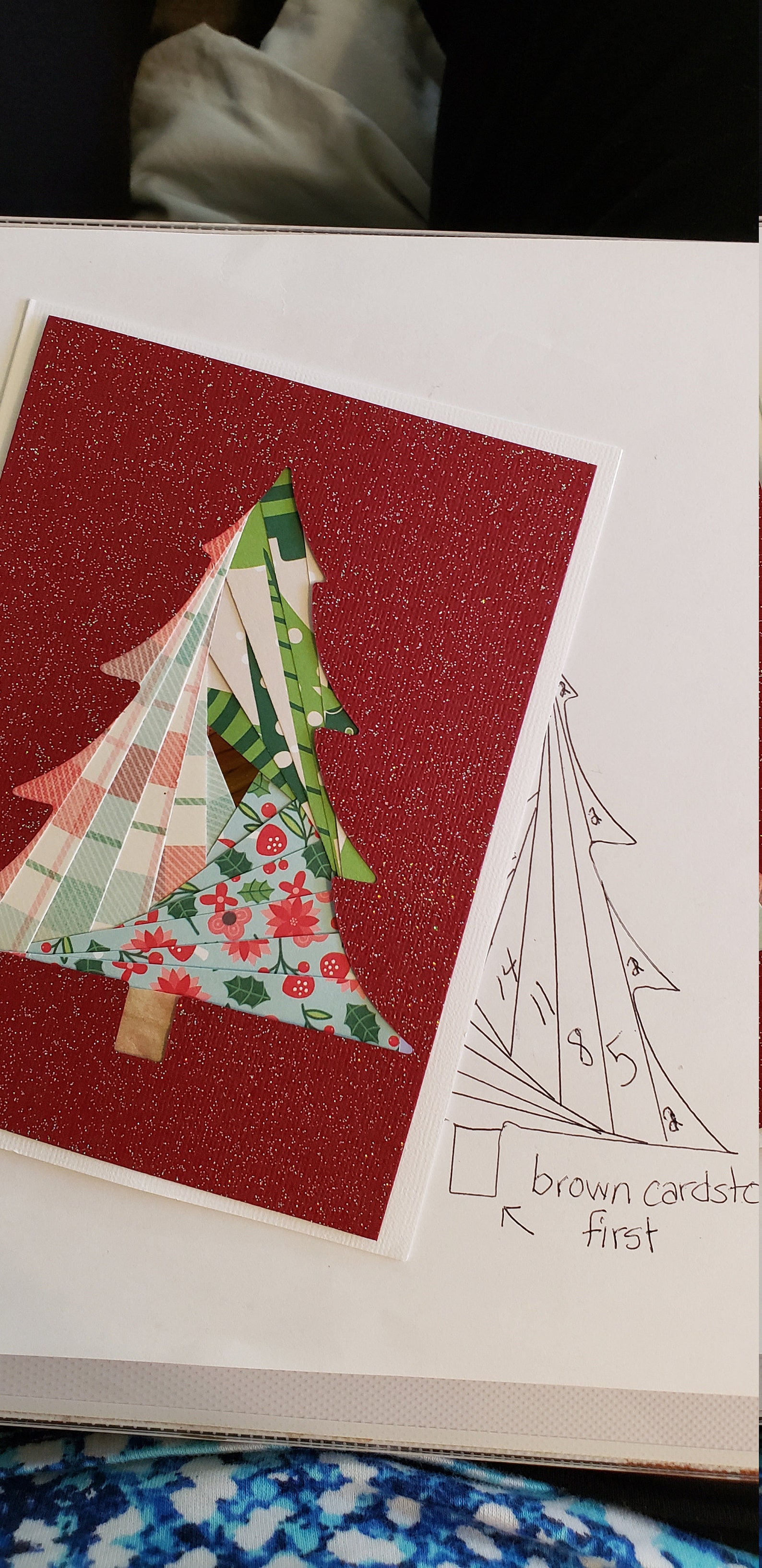 Iris Folding Christmas Tree Card Kit – Paper Craft Pattern - Etsy