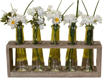 5 Bottle Display Rack