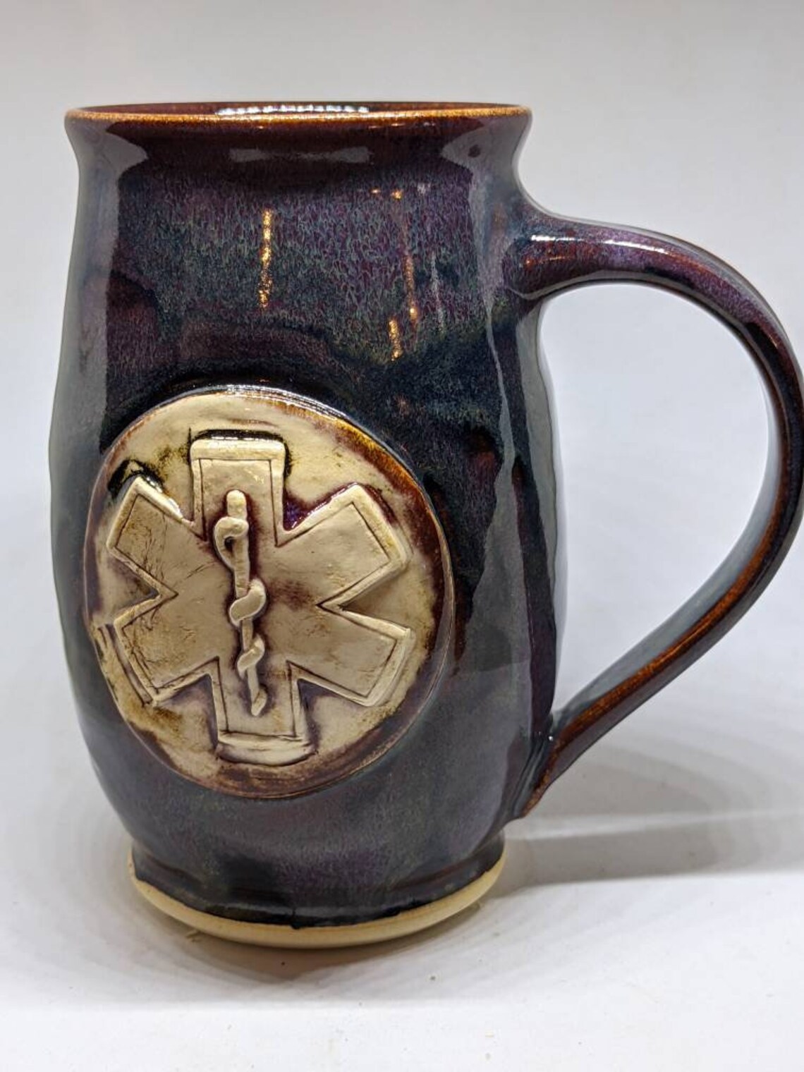 Paramedic EMT pottery coffee mug handmade EMT mug Etsy
