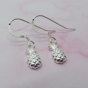 Sterling Silver 925 Pineapple Earrings image 2