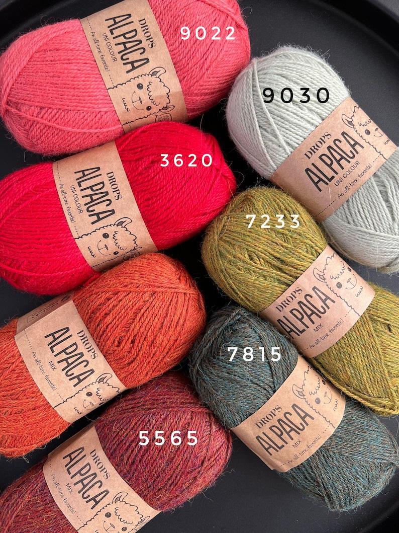 DROPS Alpaca Yarn: Soft Sport Weight, 100% Alpaca, 50g - Etsy