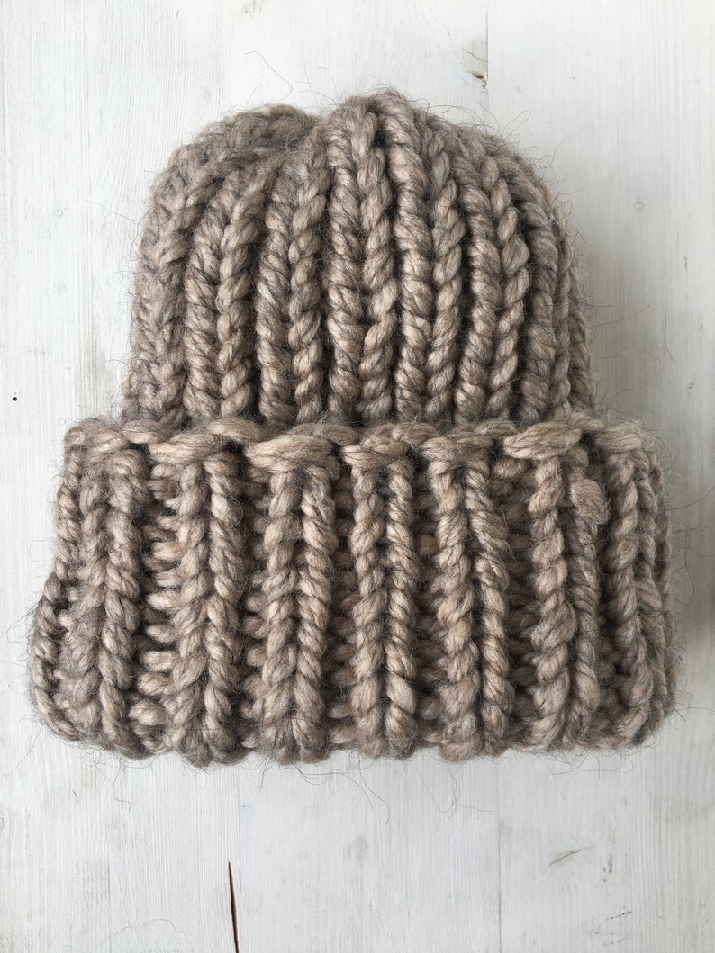 Super chunky knit hat, Helsinki hat, Giant knitting, Oversized winter hat,, super chunky beanie, Warm winter knitted hat, Chunky knit beanie image 2