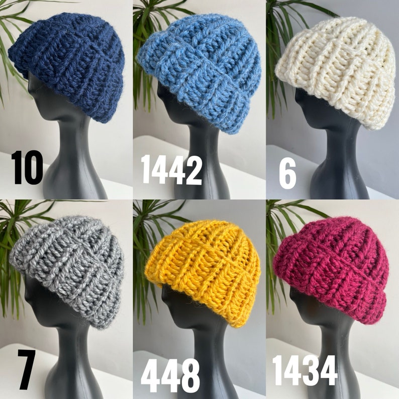 Super chunky knit hat, Helsinki hat, Giant knitting, Oversized winter hat,, super chunky beanie, Warm winter knitted hat, Chunky knit beanie image 3