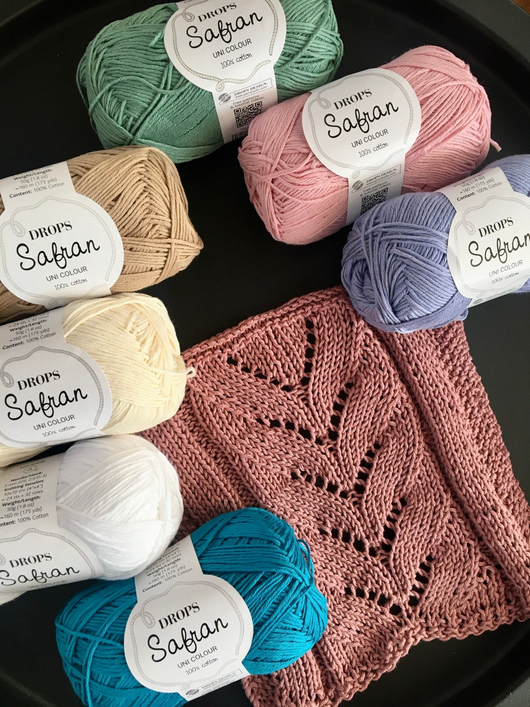 DROPS Safran, Egyptian Combed Cotton, Amigurumi Yarn, Summer Yarn