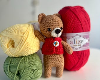 Laine Alize Cotton Gold : poids sportif, crochet pour bébé et amigurumi