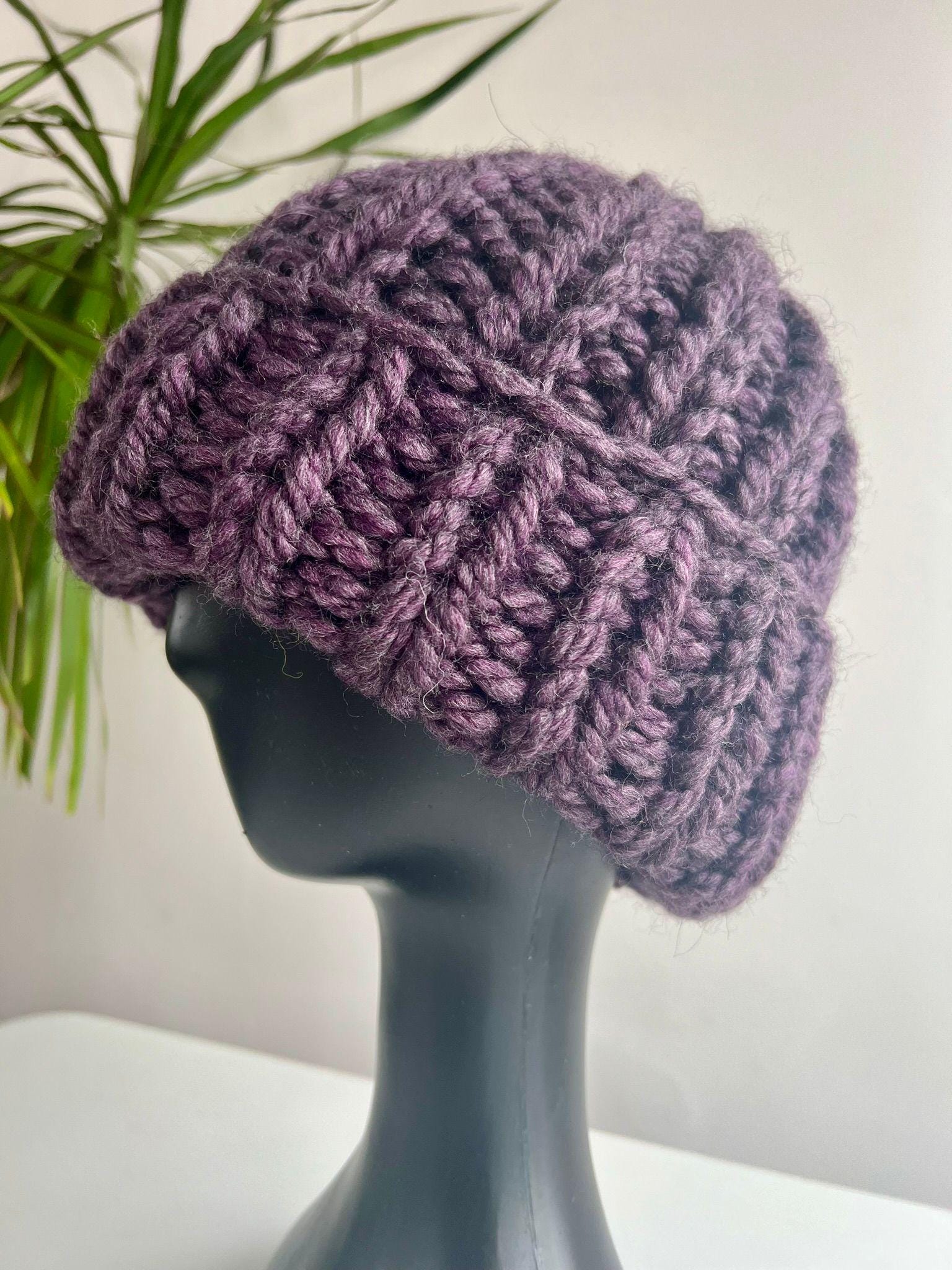 Super Chunky Knit Hat, Helsinki Hat, Giant Knitting  display picture 3