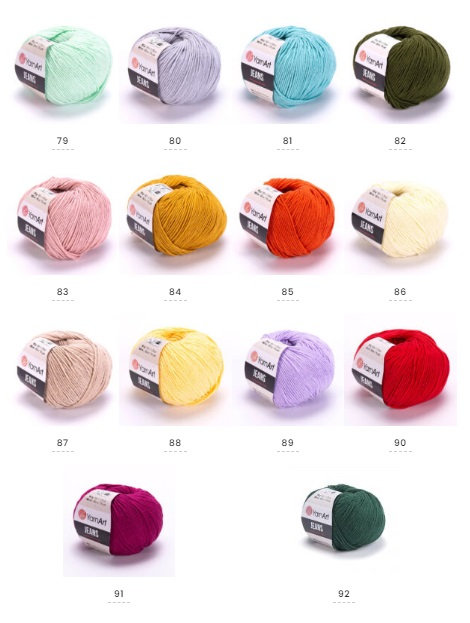 YarnArt Jeans, Hilo De Algodón Para Amigurumi, Hilo Para Tejer