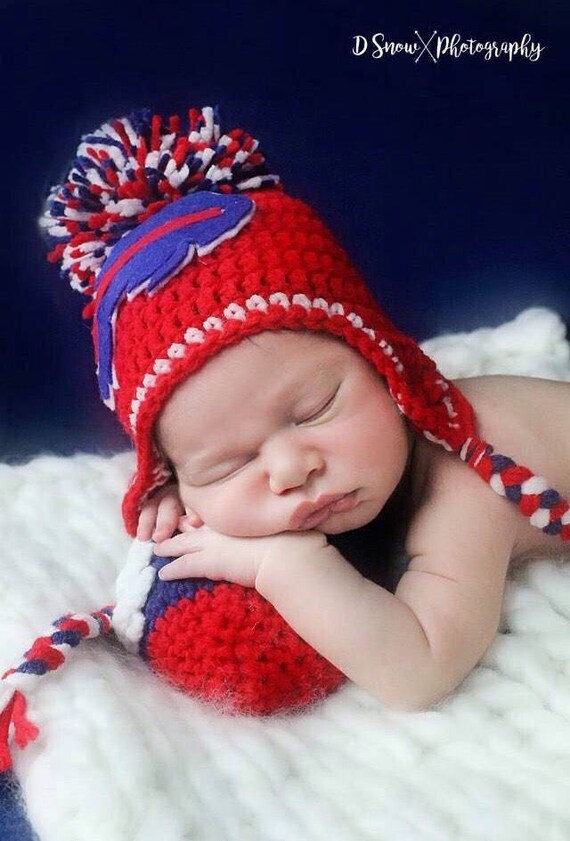 buffalo bills baby hat