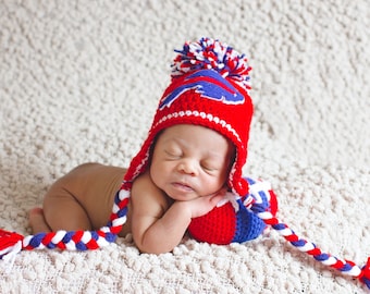 Buffalo Bills Spirit Hat Football NFL, Newborn Photo Prop